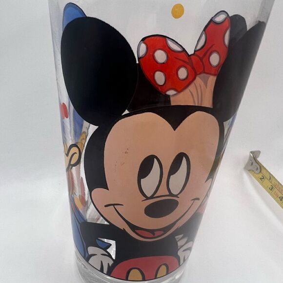 Vintage Anchor Hocking Disney Mickey Mouse Minnie Mouse Donald Duck Drink Glass - Picture 5 of 8